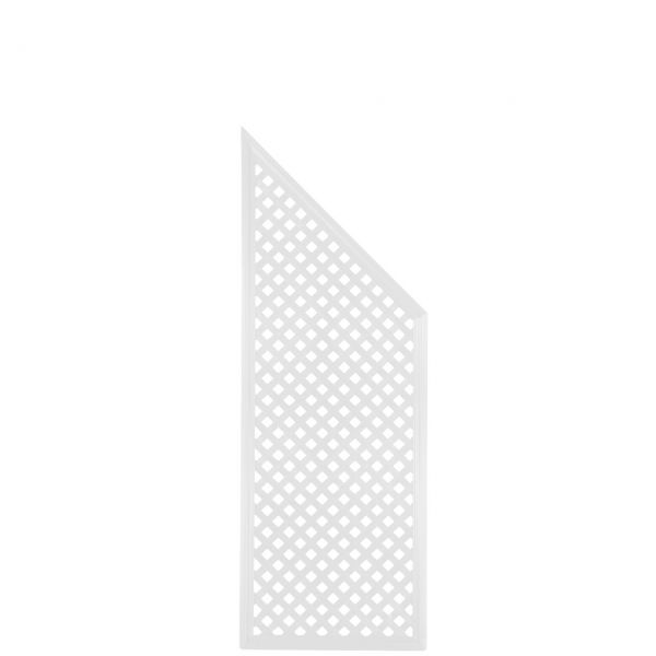 Sichtschutzwand Kunststoff Coventry, Diamant Abschlusselement