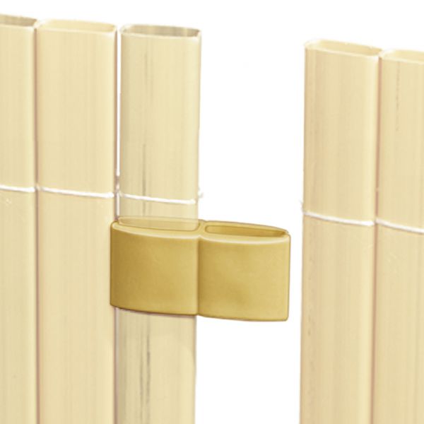 Mattenverbinder für Sichtschutzmatte Rügen, bambus