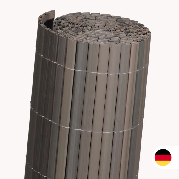 Sichtschutzmatte Kunststoff, Rügen schiefer