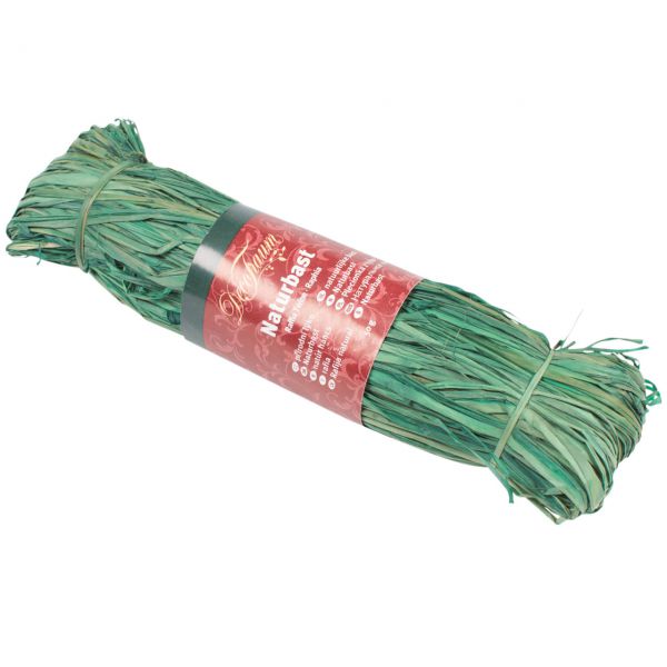 Farbiger Naturbast, 50 g Bund