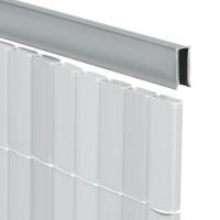 U-Profil für Sichtschutzmatte Rügen, aluminium U-Profil für Sichtschutzmatte Rügen, aluminium