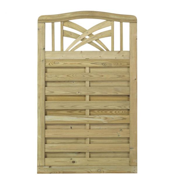 Holz Sichtschutz-Zaun, Ronda, druckimprägniert
