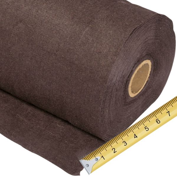 Winterschutzmatte Jute-Filz dunkelbraun, Meterware 0,5m breit