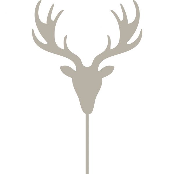 Metall-Gartenstecker Hirsch, 100cm