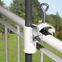 Sonnenschirmhalter Videx® Balkon Handlauf, H II Sonnenschirmhalter Videx® Balkon Handlauf, H II
