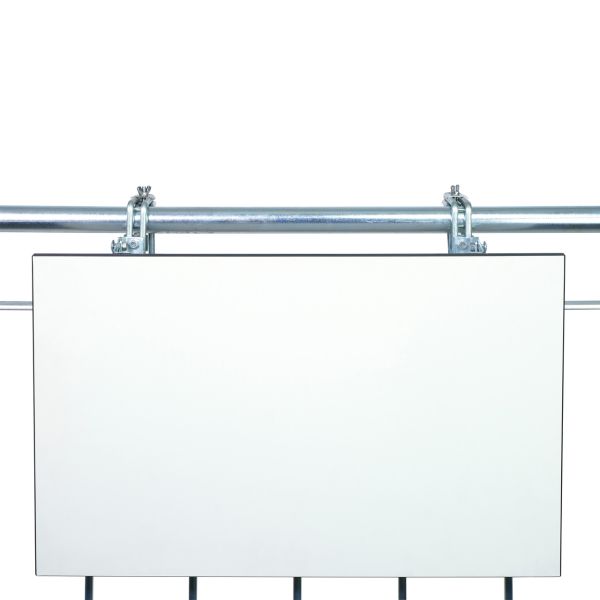 Balkonklapptisch, HPL - Tischplatte, creme-weiß 40 x 60 cm