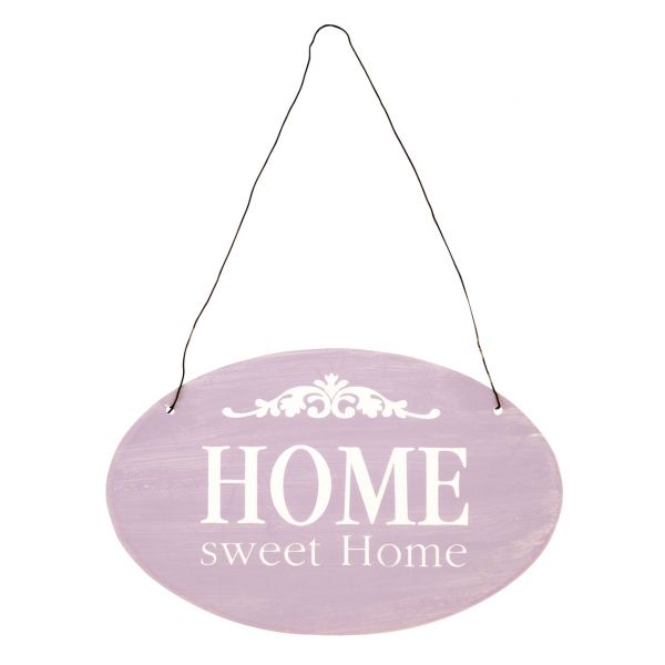 Metall Türschild Home sweet Home