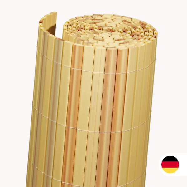 Sichtschutzmatte Kunststoff, Rügen bambus