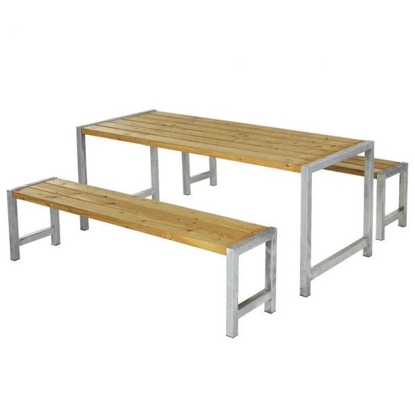 Gartenmöbel-Set PLANKEN, 186 cm