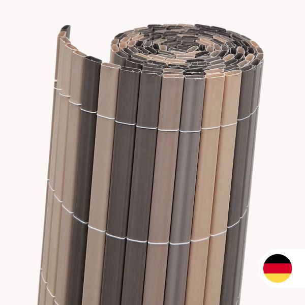 Sichtschutzmatte Kunststoff, Rügen eiche