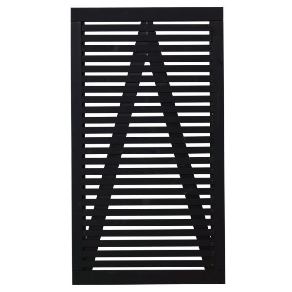 Tür Holz Sichtschutz, Toyko schwarz