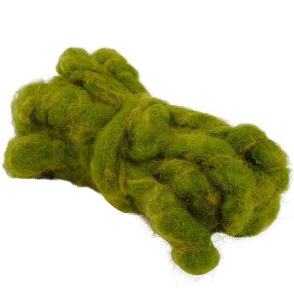 Woll-Filzkordel Vintage, Ø 2 cm, grün