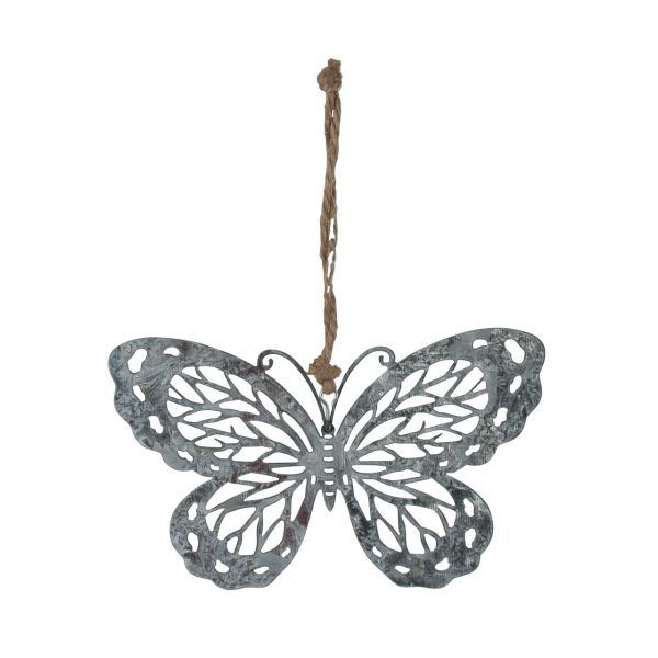 Deko-Hänger Schmetterling, silber